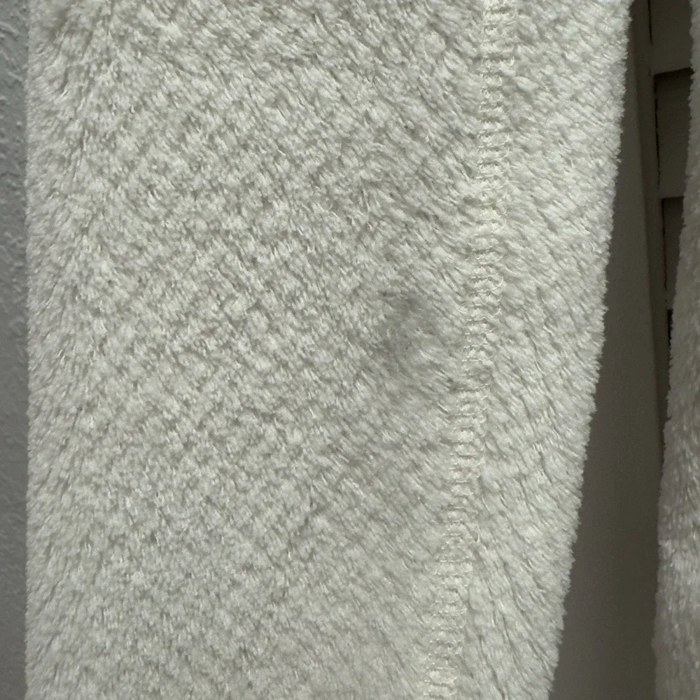 Patagonia Girls XXL Re-Tool Snap T Soft Teddy White Fleece Fluffy Sweater Jacket